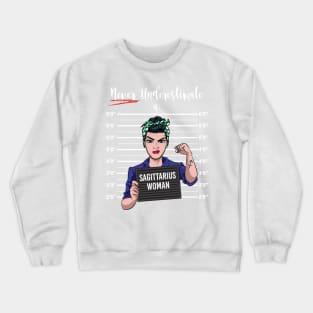 Sagittarius Woman Crewneck Sweatshirt